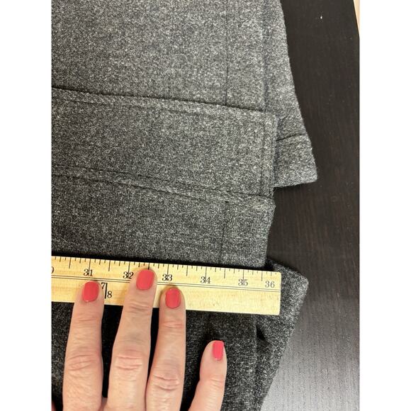 Madewell Vancouver Parka Coat Dark Grey Size XL Wool Blend Faux Fur Hood Pockets - Picture 11 of 16